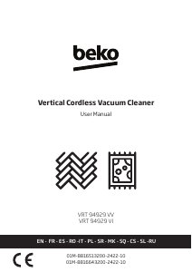 Priročnik BEKO VRT 94929 VV Sesalnik