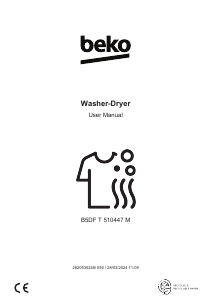 Manual BEKO B5DF T 510447 M Washer-Dryer