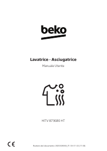 Manuale BEKO HITV 8736B0 HT Lavasciuga