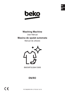Manual BEKO BM3WFSU38413WB Washing Machine