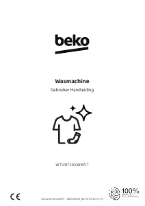 Handleiding BEKO WTV8716XWWST Wasmachine