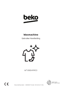 Handleiding BEKO WTV8814MMC0 Wasmachine
