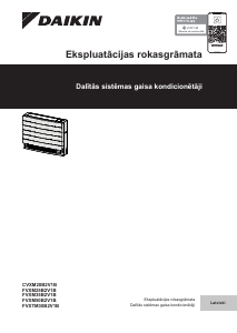 Rokasgrāmata Daikin CVXM20B2V1B Gaisa kondicionētājs