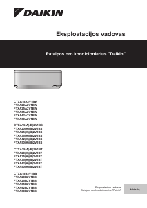 Vadovas Daikin FTXA25B2V1BT Oro kondicionierius