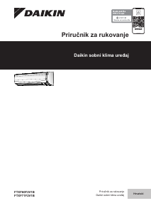 Priručnik Daikin FTXF50F5V1B Klimatizacijski uređaj