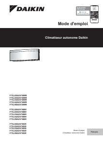 Mode d’emploi Daikin FTXJ25A2V1BW9 Climatiseur