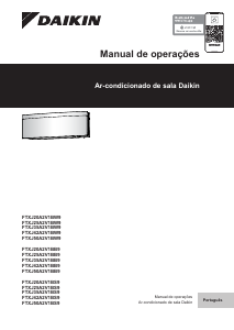 Manual Daikin FTXJ42A2V1BW9 Ar condicionado