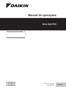 Manual Daikin FTXP60N2V1B Ar condicionado