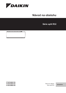 Návod Daikin FTXP71N2V1B Klimatizácia