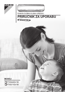 Priručnik Daikin FTXS71GV1B Klimatizacijski uređaj