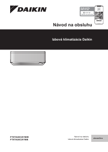 Návod Daikin FTXTA30C2V1BW Klimatizácia