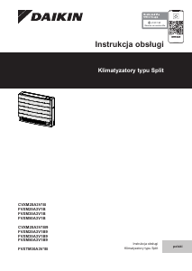 Instrukcja Daikin FVXTM30A3V1B Klimatyzator
