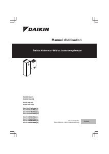 Mode d’emploi Daikin EAVX16S18DA6V7 Pompe à chaleur