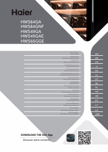 Priručnik Haier HWS49GAE Ormarić za vino