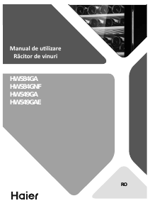 Manual Haier HWS84GNF Răcitor vin
