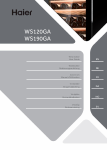Bruksanvisning Haier WS190GA Vinkyl