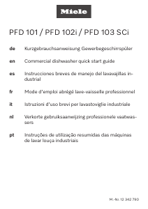 Manual de uso Miele PFD 103 SCi XXL Lavavajillas