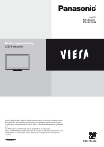 Bedienungsanleitung Panasonic TX-L32C3E Viera LCD fernseher
