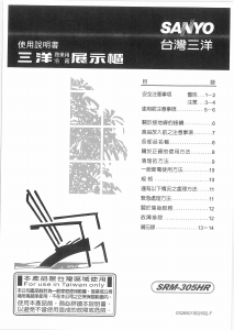 说明书 三洋SRM-258HR冰箱