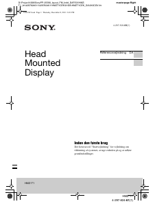 Brugsanvisning Sony HMZ-T1 3D-briller