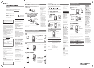Käyttöohje Sony ICD-P110 Äänitallennin