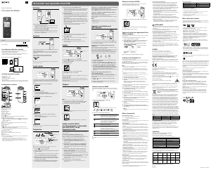 Manual Sony PCM-A10 Reportofon