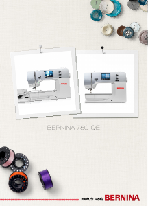 Handleiding Bernina 750 QE Naaimachine