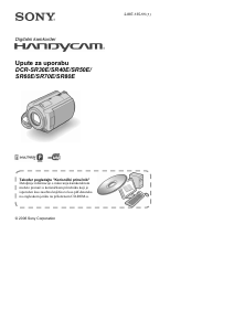 Priručnik Sony DCR-SR30E Videokamera