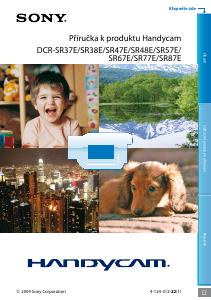 Manuál Sony DCR-SR67E Videokamera