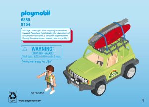 Manual Playmobil set 6889 Leisure Veículo TT