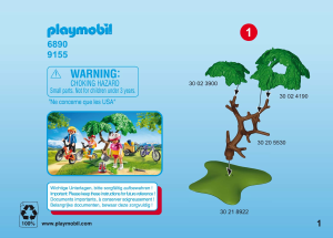Руководство Playmobil set 6890 Leisure Велопрогулка