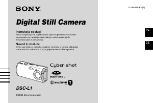 Manuál Sony Cyber-shot DSC-L1 Digitální fotoaparát