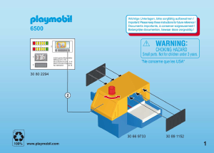 Handleiding Playmobil set 6500 Airport Veiligheidscontrole