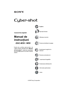 Manual Sony Cyber-shot DSC-W55 Cameră digitală