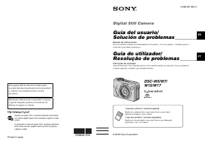 Manual de uso Sony Cyber-shot DSC-W7 Cámara digital