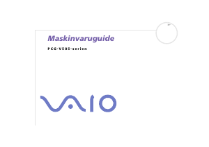 Bruksanvisning Sony Vaio PCG-V505CP Bärbar dator