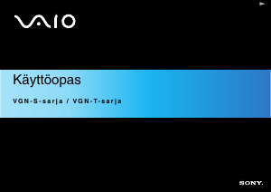 Käyttöohje Sony Vaio VGN-S3VP Kannettava tietokone