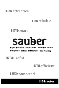 Manual Sauber SERIE 3-1F14324WH Refrigerator