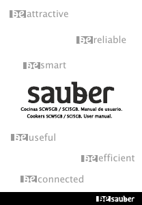 Manual de uso Sauber SCW5GB Cocina