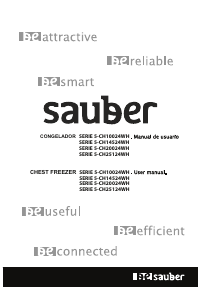 Manual de uso Sauber SERIE 5-CH14524WH Congelador