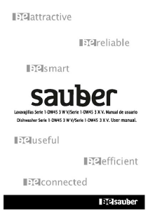 Manual Sauber SERIE 1-DW453XV Dishwasher