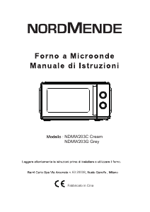 Manuale Nordmende NDMW203G Microonde