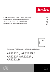 Bedienungsanleitung Amica AR5222LB Kühlschrank
