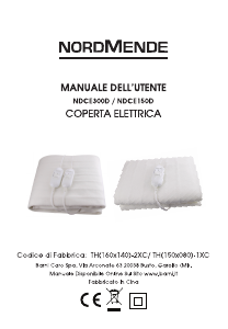Manuale Nordmende NDCE150D Coprimaterasso elettrico