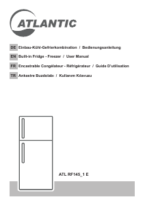 Kullanım kılavuzu Atlantic ATL RF145_1E Donduruculu buzdolabı
