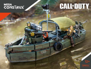 Handleiding Mega Construx set DPB56 Call of Duty Rivierbootaanval