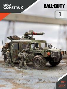 Handleiding Mega Construx set DPB57 Call of Duty Gevechtsvoertuig met soldaten