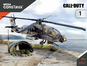 Handleiding Mega Construx set DPB60 Call of Duty Antitank-helikopter