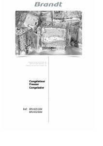 Mode d’emploi Brandt BFU4325SW Congélateur