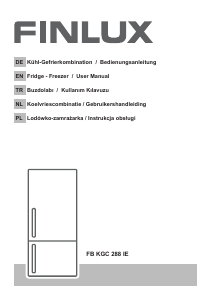 Bedienungsanleitung Finlux FB KGC 288 IE Kühl-gefrierkombination
